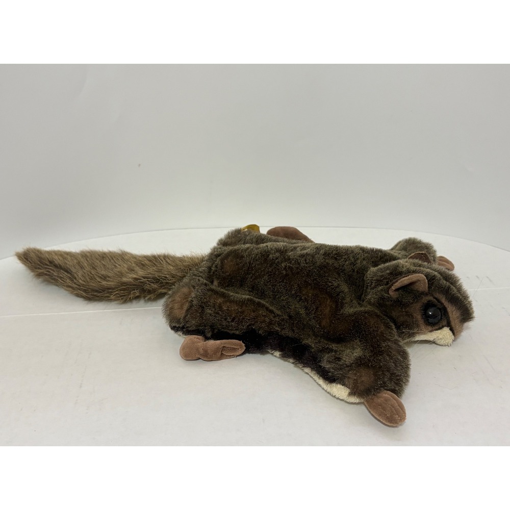 Folkmanis Realistic Flying Squirrel Puppet Soft Plush Brown Woodland Wildlife